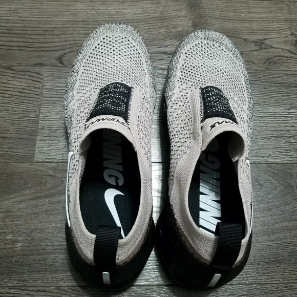 Nike air vapormax laceless moc 2 slip on moon particle black grey silver men - Picture 8 of 10